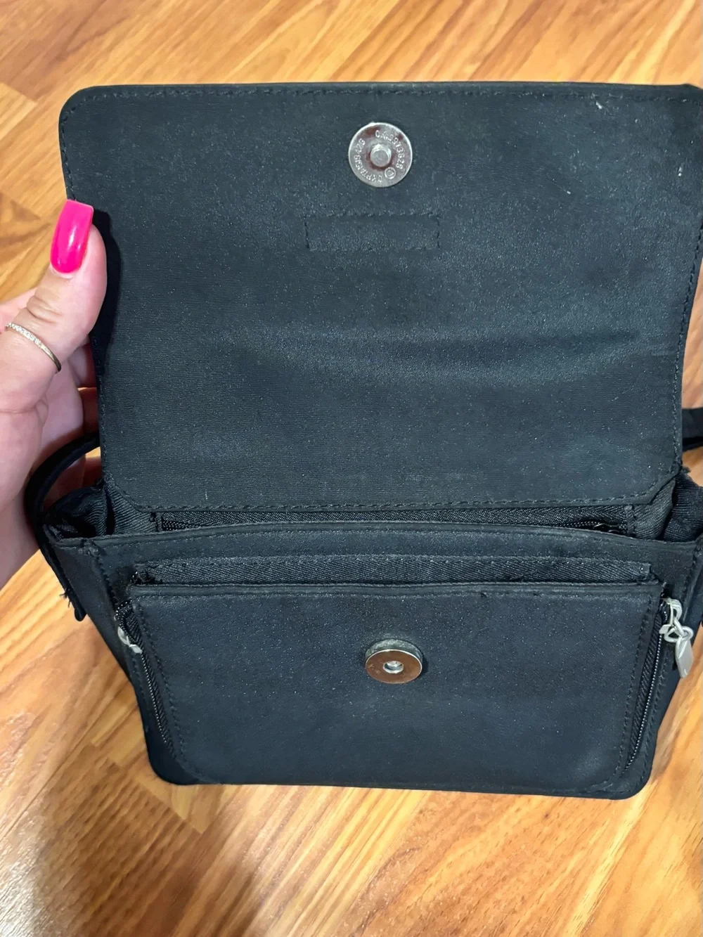 kate spade Black Compact Crossbody Bag